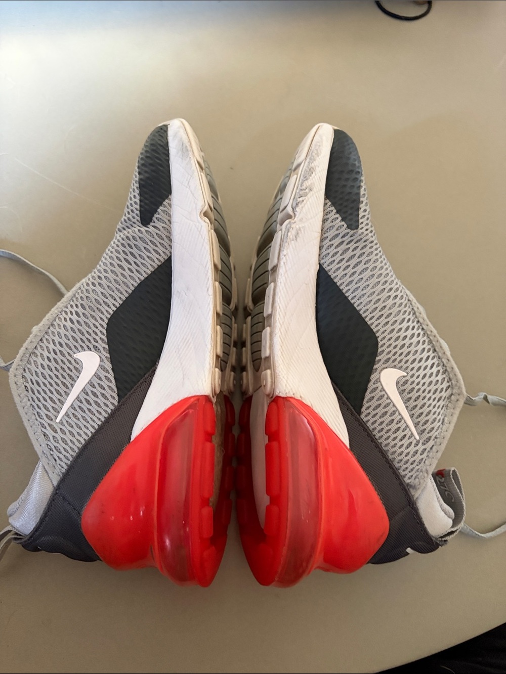 Nike Kids Grey and Red Air Max Sport Sneakers - Picture 3 of 9